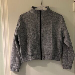 Gray Zip-Up Jacket